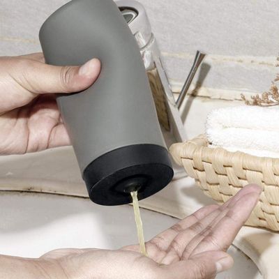 240 mL Gray Silicone Squeeze Dispenser Bottle