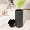 240 mL Gray Silicone Squeeze Dispenser Bottle view 2