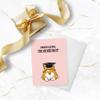 Funny Graduation Card for Students, Her or Him (You Kicked Butt! - Corgi Dog) view 4