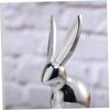 1-Piece Rabbit-Design Wine Bottle Stopper, Silver view 3