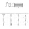304 Stainless Steel Elastic Cylindrical Pin, Slotted Locating Spring Pin, D6 × 10 mm, 100 pcs view 2