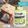 SpecialMe Personalized Light Green Ceramic Mug with Name – "Done!" view 4