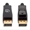 Manhattan DisplayPort Cable, DisplayPort Male to Male, 2.00 m, Black, 353618 view 3