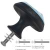 Blue Checkered Door/Drawer Knobs for Cabinets and Vanities view 3