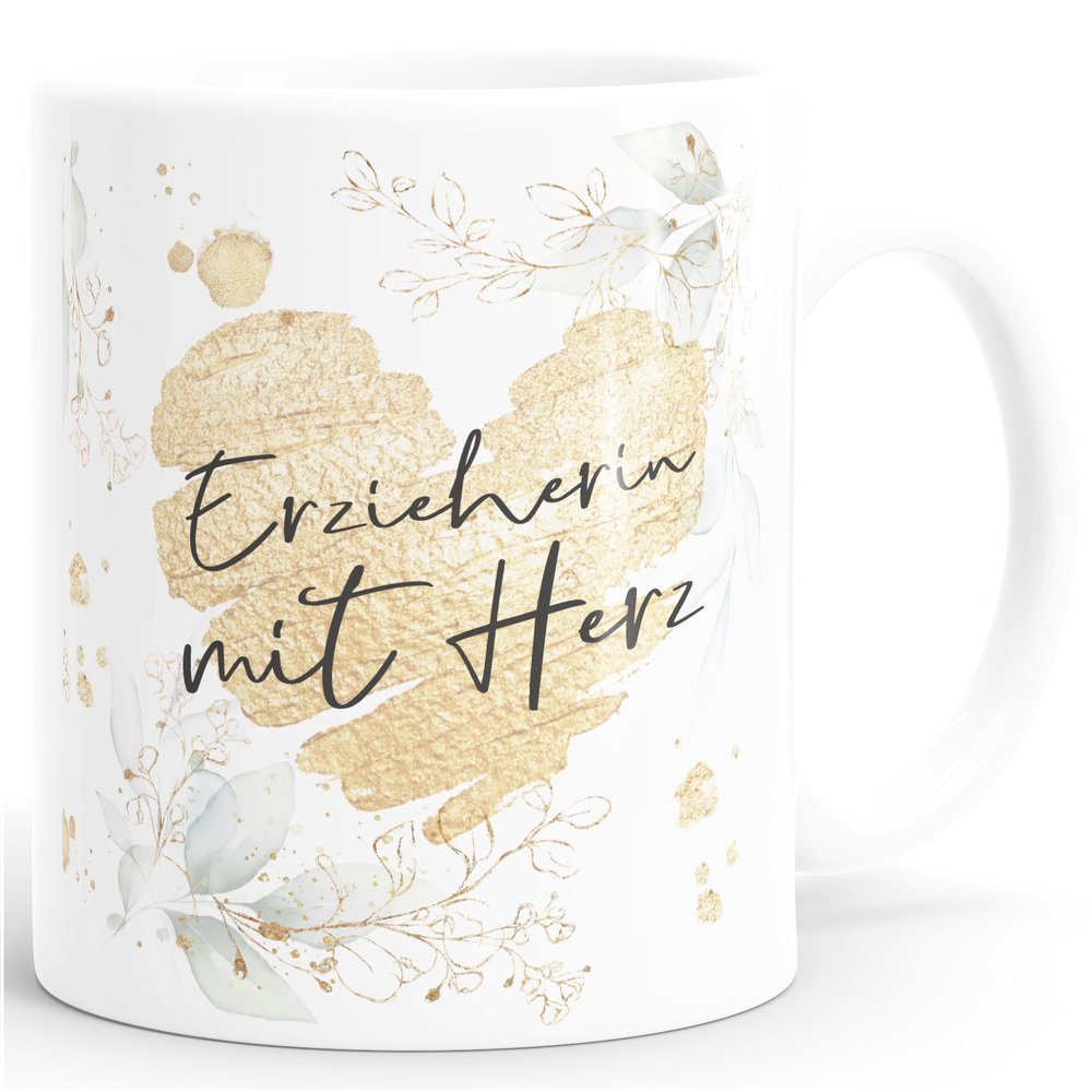 SpecialMe Personalized Coffee Mug with Heart – Custom Text, White Ceramic