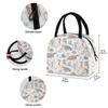 RXYY Insulated Lunch Bag with Sea Turtle and Seahorse Design view 4