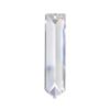Christoph Palme Leuchten 4x ASFOUR Crystal X-Prism Pendant, Pointed, 76 mm, Clear view 1