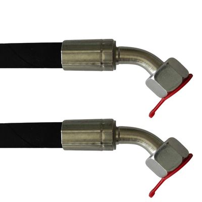 Hydraulic Hose 16S, 3400 mm, 2SN DN13, M24 x 1.5, DKOS45-DKOS45, 275 bar
