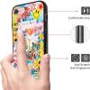 Designed for iPhone 7/8/SE 2020 Sticker, Smiling Face Design, Scratch-Resistant, Impact-Resistant, Fade-Resistant Premium TPU Slim-Fit Soft Cover, 4.7-Inch view 2