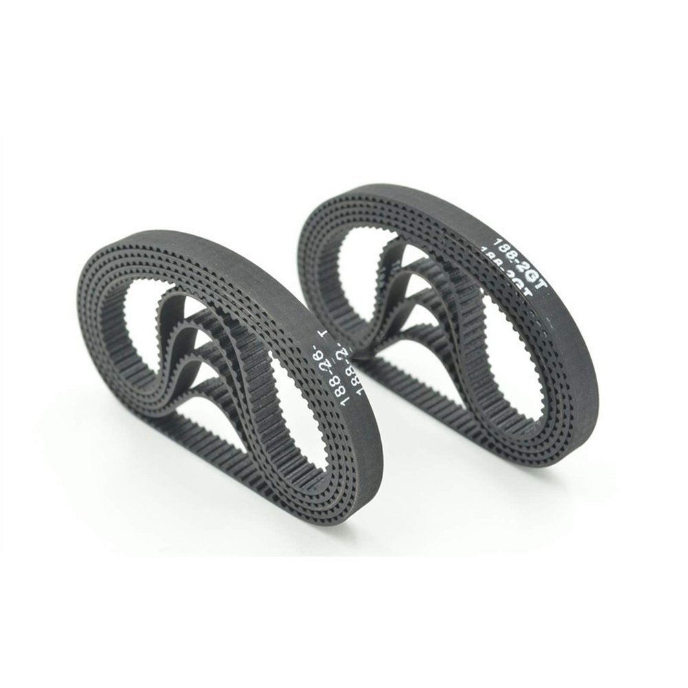 Geeyu ZHaonan GT2 Timing Belts, 10-Pack, 186/188/190/192/194 mm, 6/9 mm Width