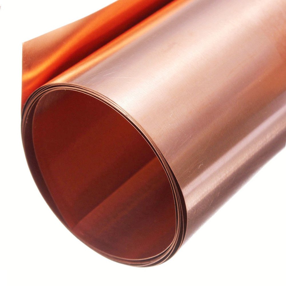 BAIWANLIN T2 Pure Copper Foil Roll, 0.2 mm × 50 mm × 3 m