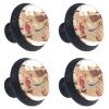 Nautical Parrot Treasure Chest Drawer Knob, Glass Cabinet Pull view 2