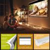 ESMART Professional MIROLO Manual Projection Screen, Overall Width 278 cm, Screen: White view 3
