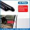 Pangyoo PYouo Car Door Rubber Seal Strip for B-Pillar Protection, 2 Pieces, Efficient Sealing (Color: 2pcs, Length: 82cm) view 2