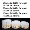 Pangyoo PYouo Self-Adhesive Silicone Door and Window Sealing Strip, White, 45 mm view 2