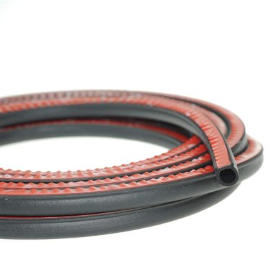 Pangyoo PYouo EPDM Rubber Weatherstrip, Small D Profile, 6 m