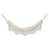 QSCTYG 2-Person Hammock with Macramé Fringe, 150 x 200 cm view 1