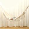 QSCTYG 2-Person Hammock with Macramé Fringe, 150 x 200 cm view 3