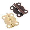 30-Piece Antique Brass Golden Butterfly Cabinet Hinges with Screws, 16 × 13 mm, Red Bronze view 2