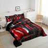 Feelyou Boxing-Themed Comforter Set, Red Boxing Gloves, 3-Piece view 4