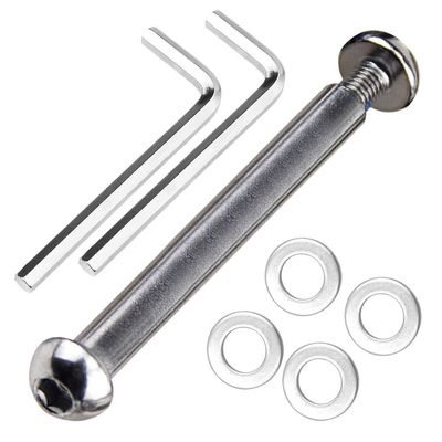 OTFAITP M8 8mm x 28mm–86mm Scooter Front and Rear Axle Bolt, Grade 8.8 Carbon Steel for Stunt Scooter and Dash Teen/Adult Kick Scooter, 800+ lb Capacity
