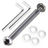 OTFAITP M8 8mm x 28mm–86mm Scooter Front and Rear Axle Bolt, Grade 8.8 Carbon Steel for Stunt Scooter and Dash Teen/Adult Kick Scooter, 800+ lb Capacity view 1