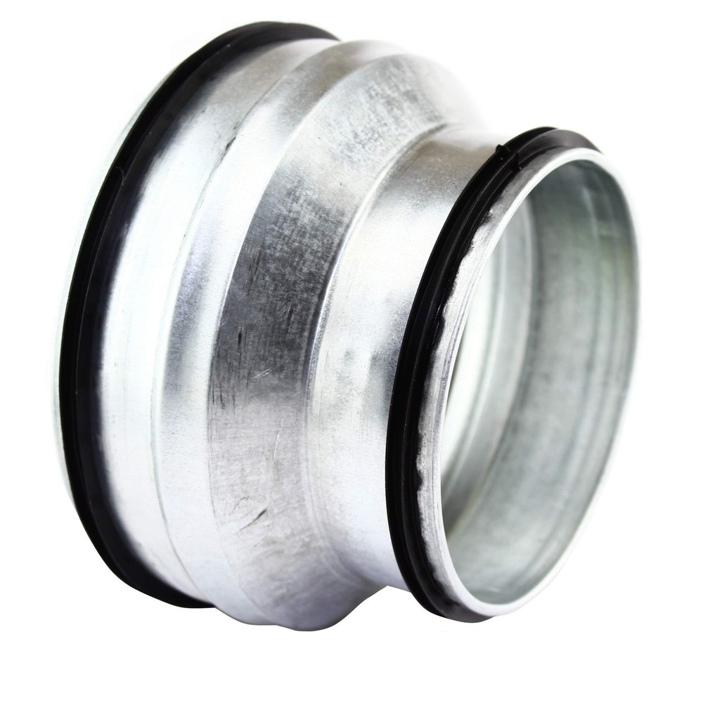 Spiral Duct Reducer with Lip Seal, 250 to 150 mm