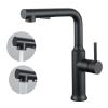 CREA Matte Black Kitchen Faucet with Pull-Out Sprayer view 1