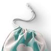 Le Jardin du Lin Printed Cotton Drawstring Bag, Reusable Shopping Tote, 40 x 50 cm view 3