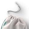 Le Jardin du Lin Printed Cotton Drawstring Bag, Reusable, Foldable, 40 x 50 cm view 3
