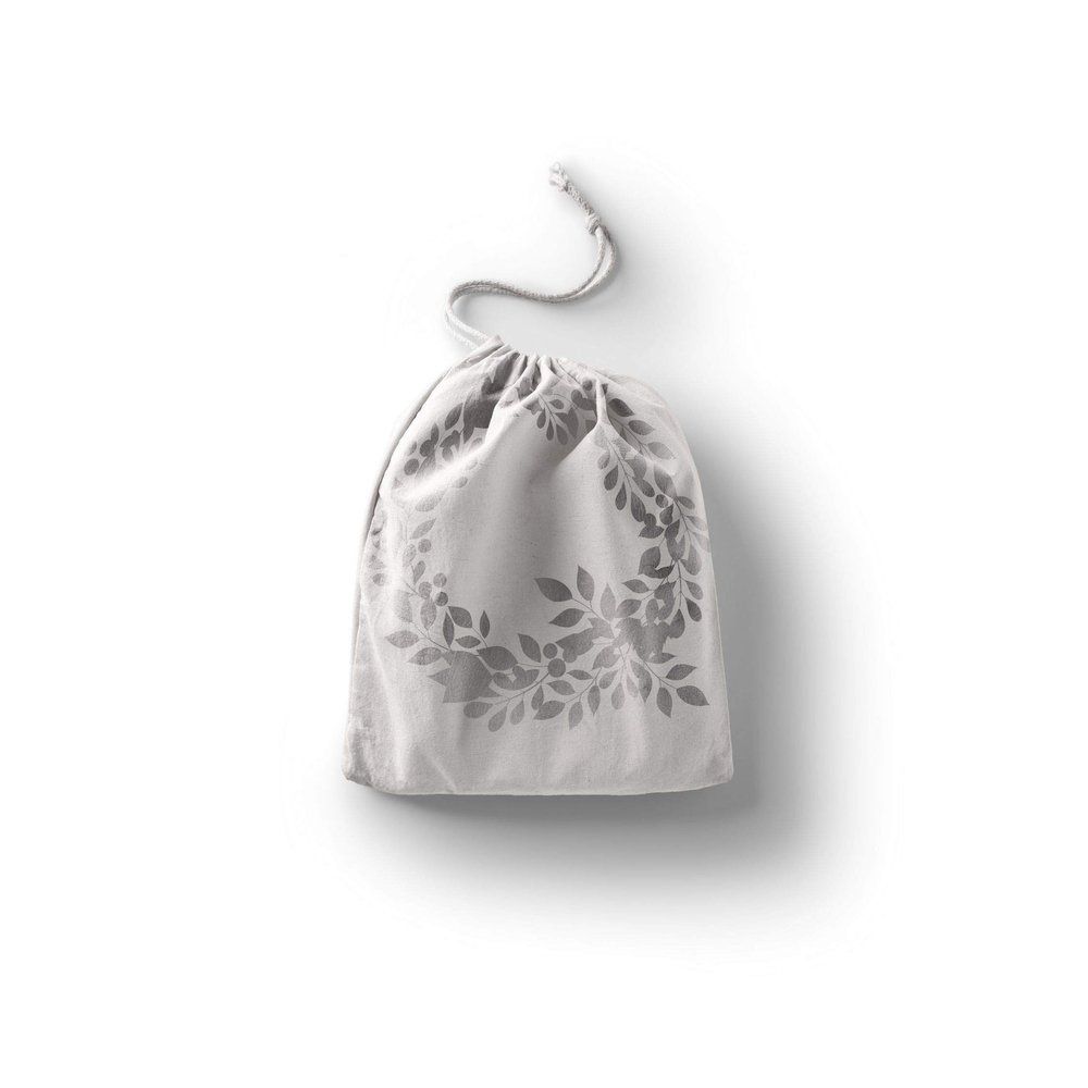 Le Jardin du Lin Printed Cotton Drawstring Bags