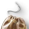 Le Jardin du Lin Printed Cotton Drawstring Bag, Reusable, Foldable, 40 x 50 cm view 3