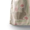Le Jardin du Lin Printed Cotton Drawstring Bag, Reusable, Foldable, 40 x 50 cm view 4