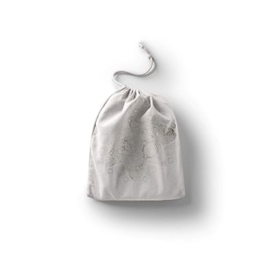 Le Jardin du Lin Printed Cotton Drawstring Bag, 40 x 50 cm
