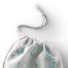Le Jardin du Lin Printed Cotton Drawstring Bag, Reusable, Foldable, 40 x 50 cm view 3