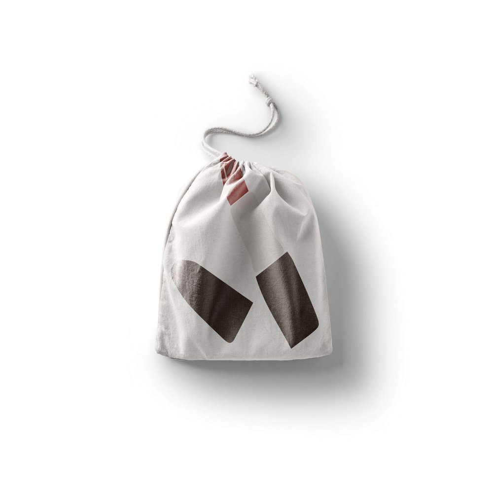 Le Jardin du Lin Printed Cotton Drawstring Bags