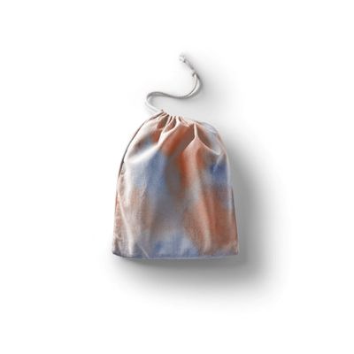Le Jardin du Lin Printed Cotton Drawstring Bag, Reusable Multipurpose Shopping Tote, 40 x 50 cm