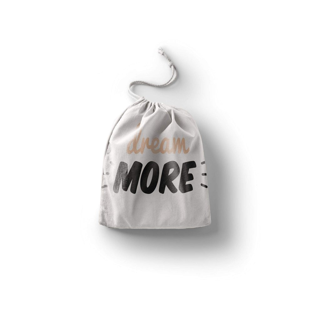 Le Jardin du Lin Printed Cotton Drawstring Bags