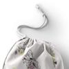 Le Jardin du Lin Printed Cotton Drawstring Bag, Reusable, Foldable, 40 x 50 cm view 3