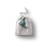 Le Jardin du Lin Printed Cotton Drawstring Bag, Reusable Shopping Bag, 30 x 40 cm view 1