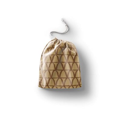 Le Jardin du Lin Printed Cotton Drawstring Bags