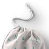 Le Jardin du Lin Printed Cotton Drawstring Bag, 20 x 30 cm view 3