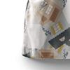 Le Jardin du Lin Printed Cotton Drawstring Shopping Bag, Reusable, Foldable, 30 x 40 cm view 4
