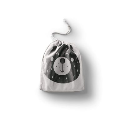 Le Jardin du Lin Printed Cotton Drawstring Bags