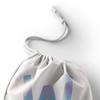 Le Jardin du Lin Printed Cotton Drawstring Bags, Reusable Multipurpose Shopping and Storage Bags, Foldable, 30 x 40 cm view 3