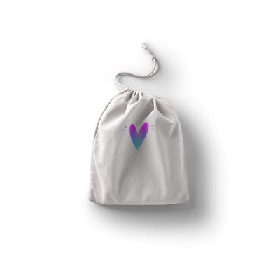 Le Jardin du Lin Printed Cotton Drawstring Bags