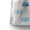 Le Jardin du Lin Printed Cotton Drawstring Bag, Reusable Shopping Tote, 30 x 40 cm view 4