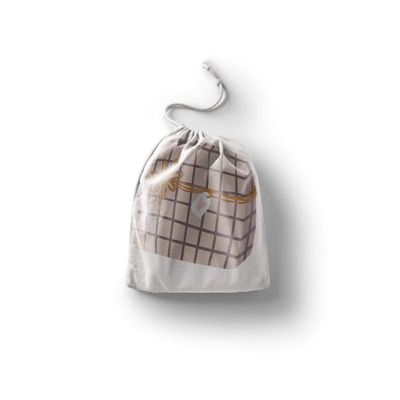 Le Jardin du Lin Printed Cotton Drawstring Bags