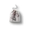 Le Jardin du Lin Printed Cotton Drawstring Bag, Reusable, Foldable, 30 x 40 cm view 1