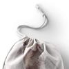 Le Jardin du Lin Printed Cotton Drawstring Bag, Reusable, Foldable, 30 x 40 cm view 3